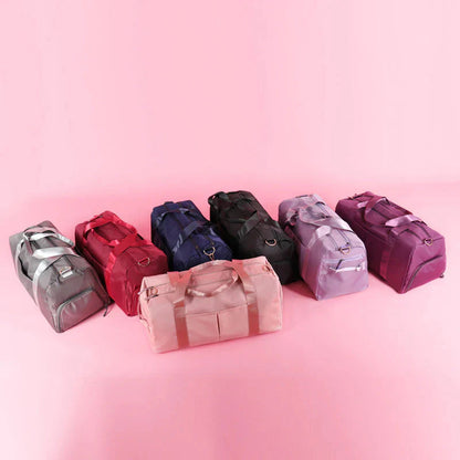 Waterproof duffel bag color swatch red