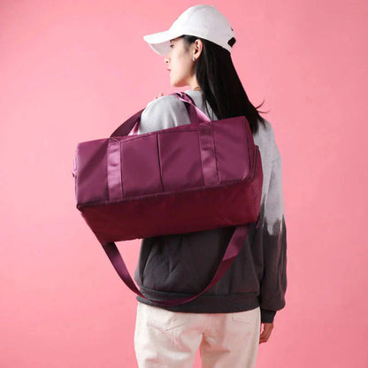 Waterproof duffel bag color swatch red
