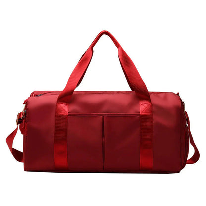 Waterproof duffel bag color swatch red
