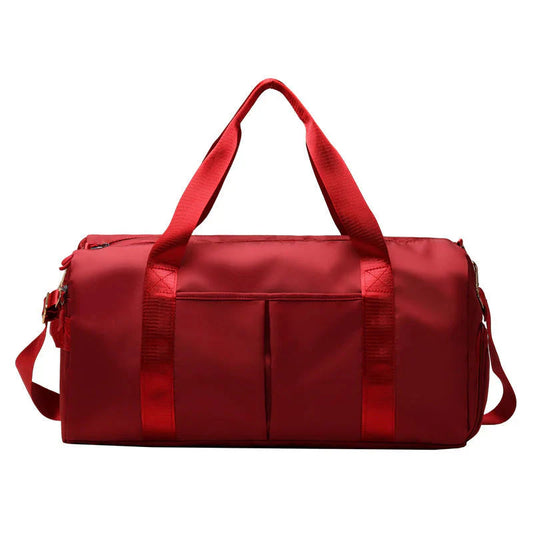 Waterproof duffel bag color swatch red