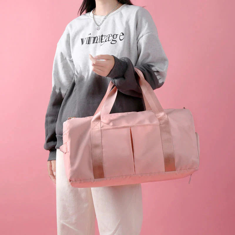 Waterproof duffel bag color swatch red