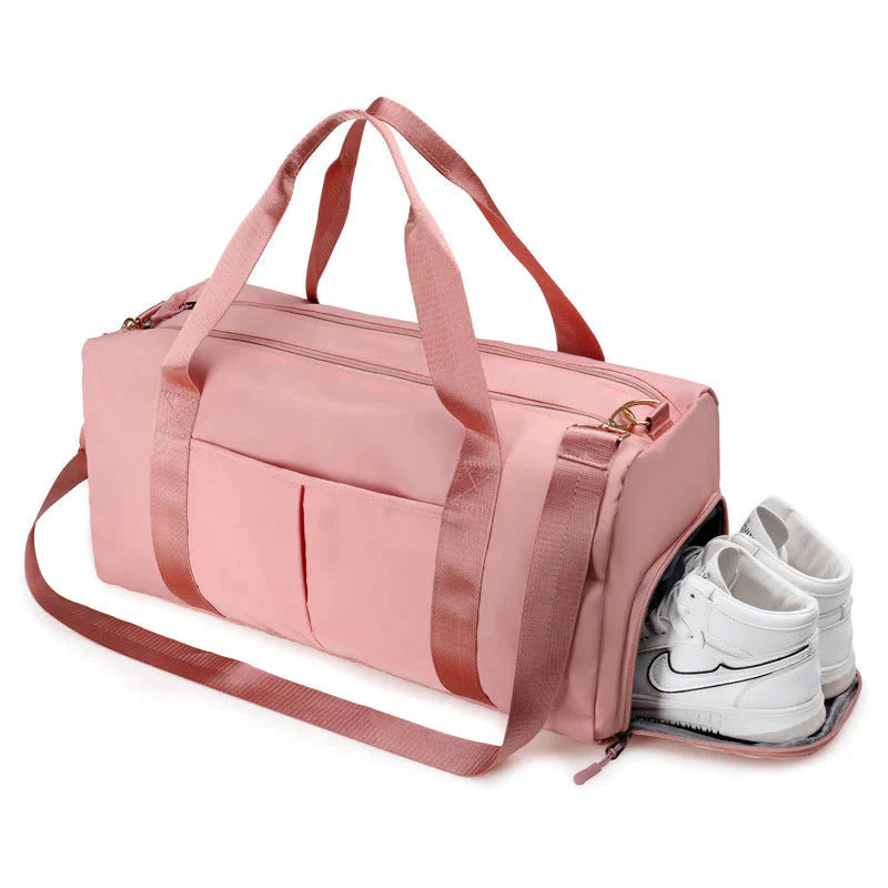 Waterproof duffel bag color swatch red