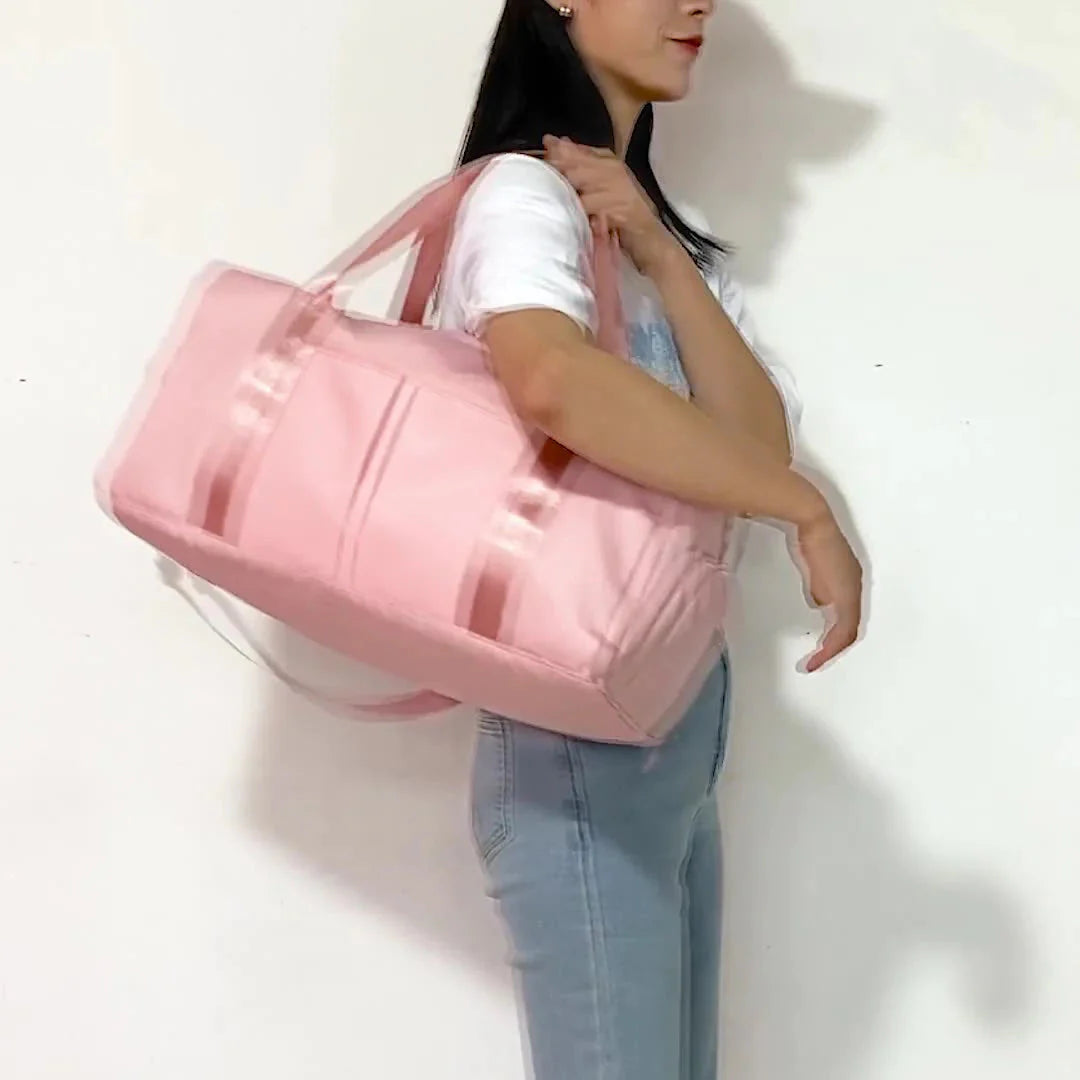 Waterproof duffel bag color swatch red