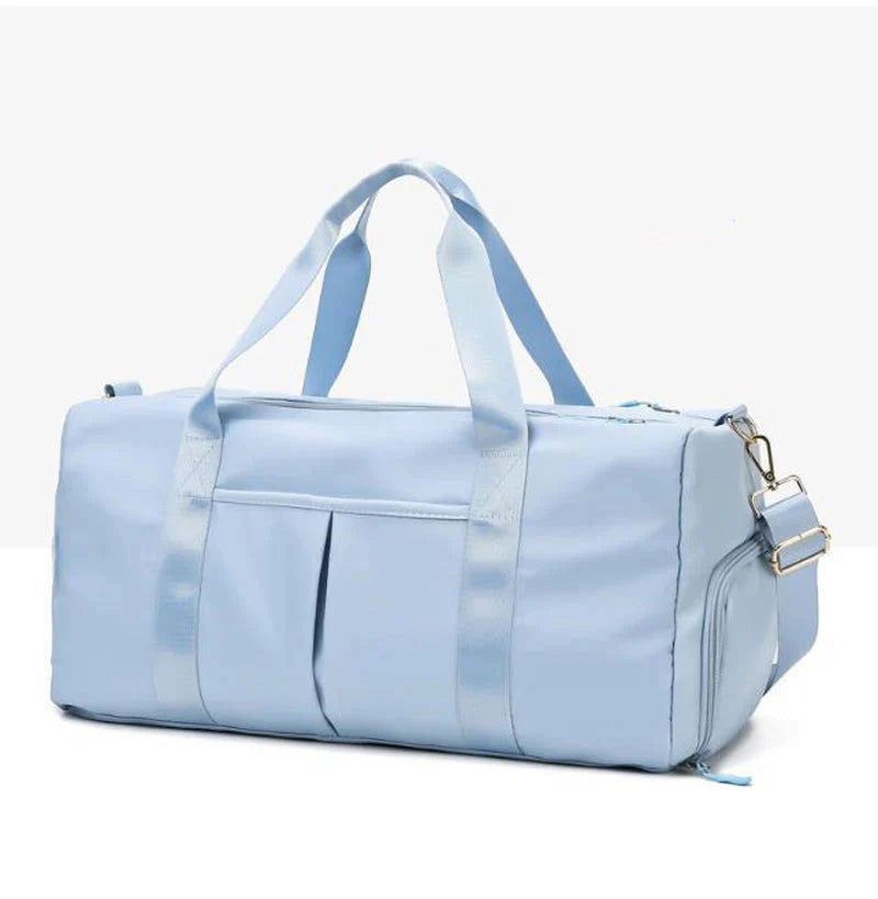 Waterproof duffel bag color swatch red