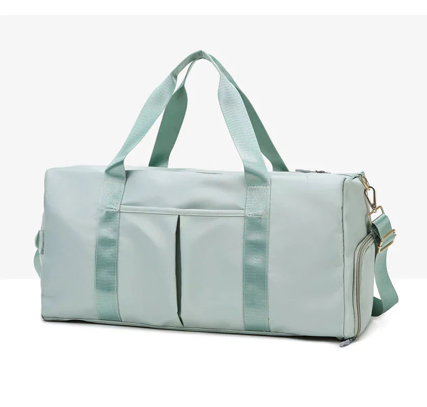 Waterproof duffel bag color swatch red