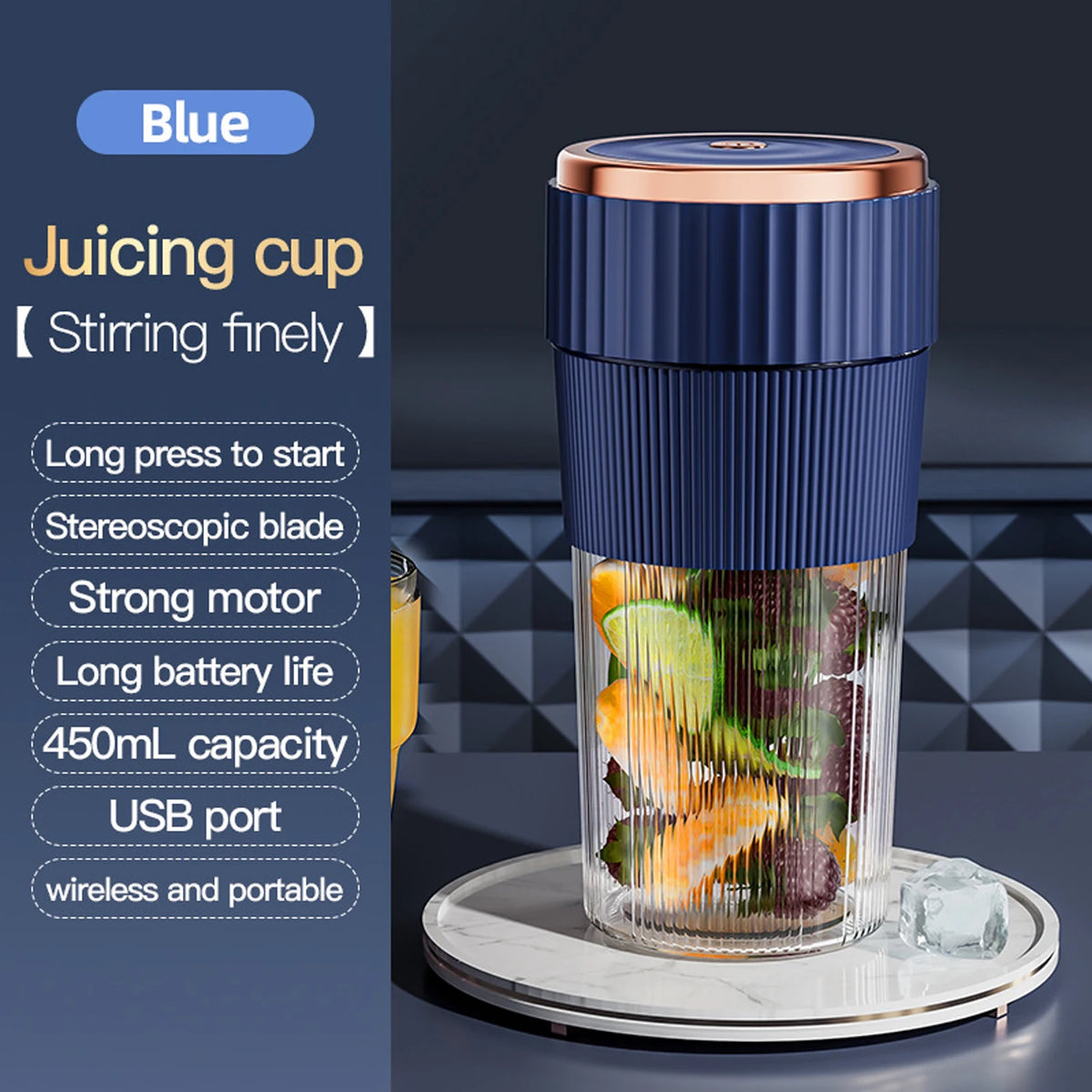 Premium Portable Wireless Blender