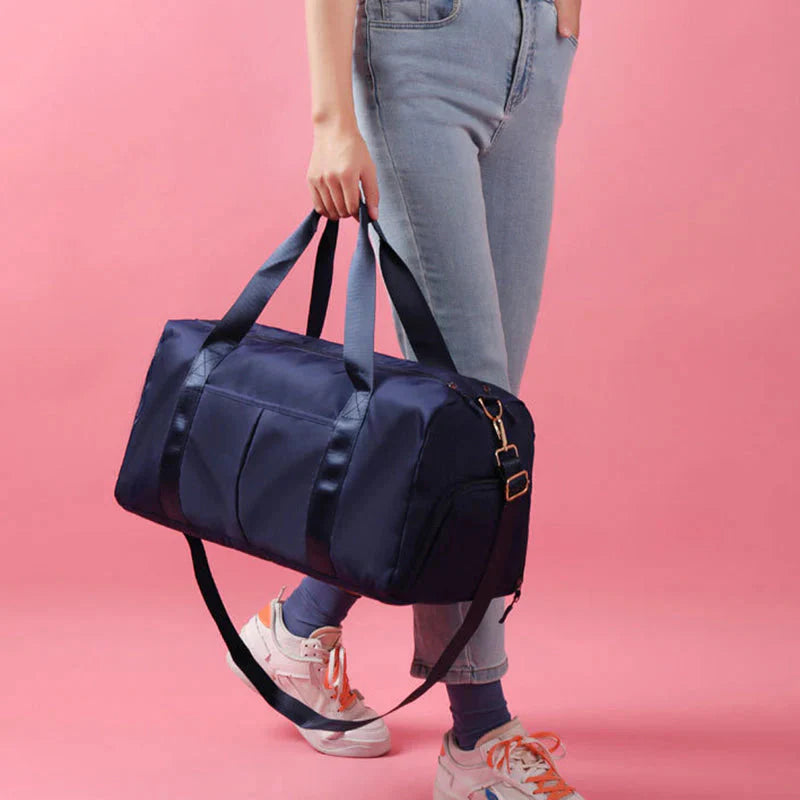 Waterproof duffel bag color swatch red