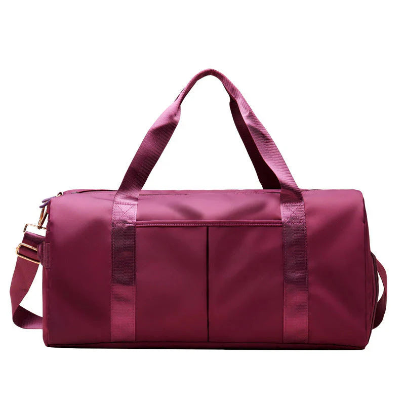 Waterproof duffel bag color swatch red