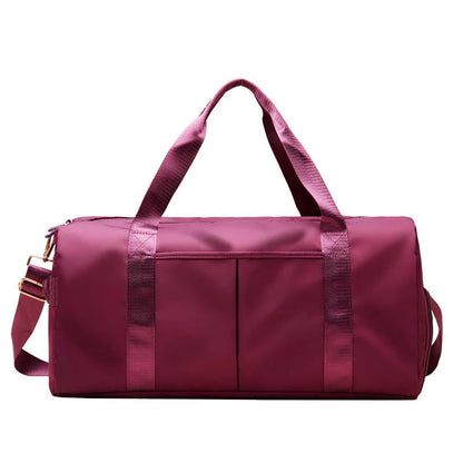 Waterproof duffel bag color swatch red