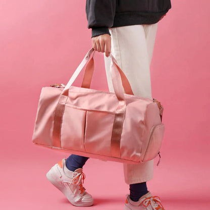 Waterproof duffel bag color swatch red